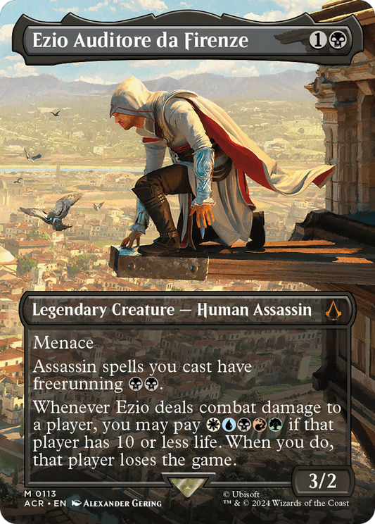 Ezio Auditore da Firenze (ACR-113) - Assassin's Creed (Borderless) Foil