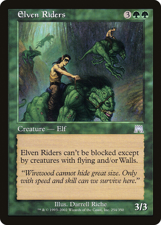 Elven Riders (ONS-254) - Onslaught Foil