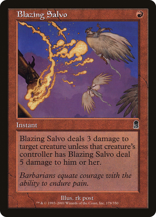 Blazing Salvo (ODY-178) - Odyssey Foil