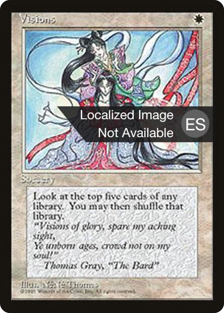 Visions (4BB-054) - Fourth Edition Foreign Black Border