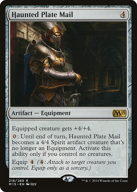 Haunted Plate Mail (M15-218) - Magic 2015 Foil