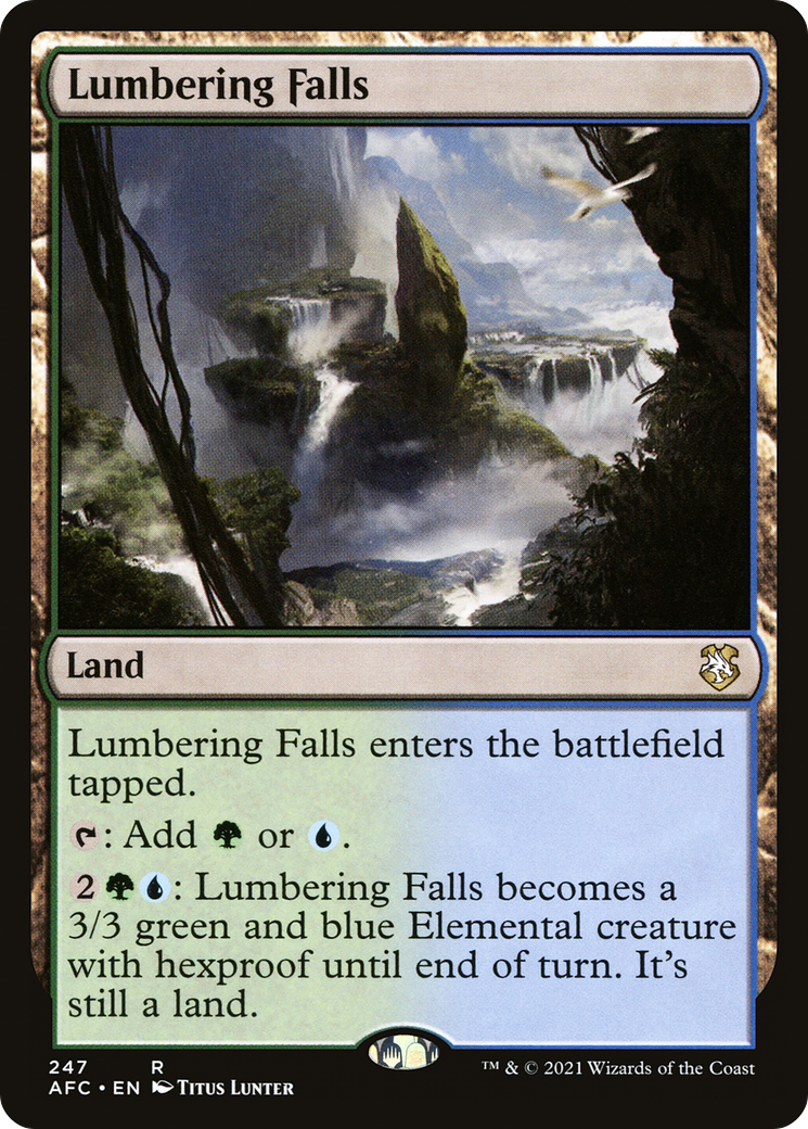 Lumbering Falls (AFC-247) - Forgotten Realms Commander