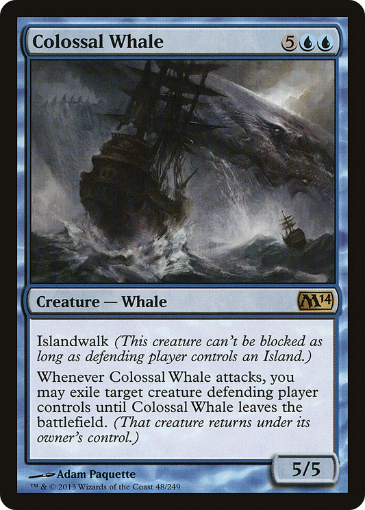 Colossal Whale (M14-048) - Magic 2014