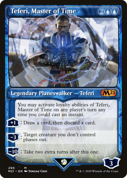 Teferi, Master of Time (M21-290) - Core Set 2021: (Showcase)