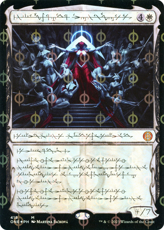 Elesh Norn, Mother of Machines (ONE-418) - Phyrexia: All Will Be One: (Showcase) Foil