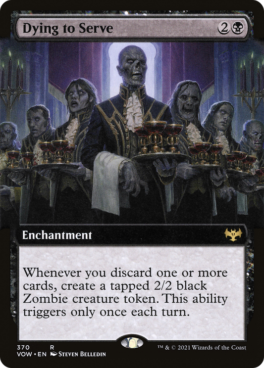 Dying to Serve (VOW-370) - Innistrad: Crimson Vow: (Extended Art)