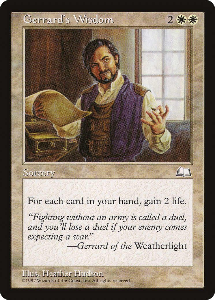 Gerrard's Wisdom (WTH-015) - Weatherlight