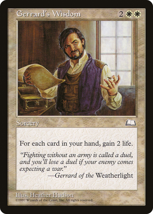 Gerrard's Wisdom (WTH-015) - Weatherlight