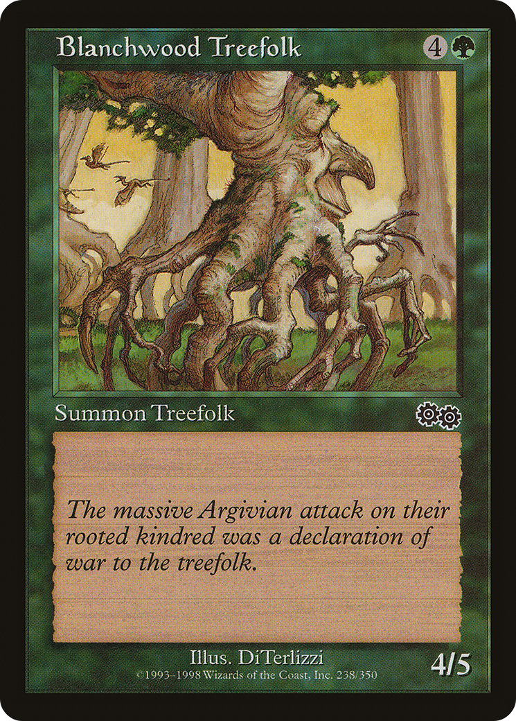 Blanchwood Treefolk (USG-238) - Urza's Saga