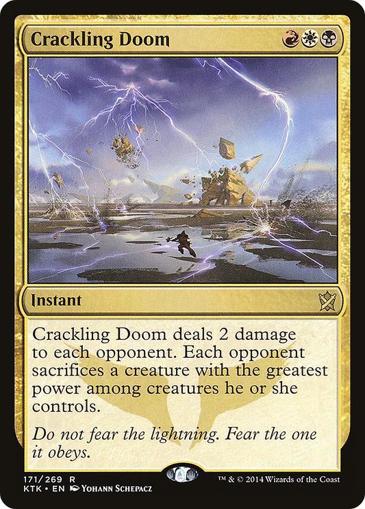 Crackling Doom (KTK-171) - Khans of Tarkir Foil