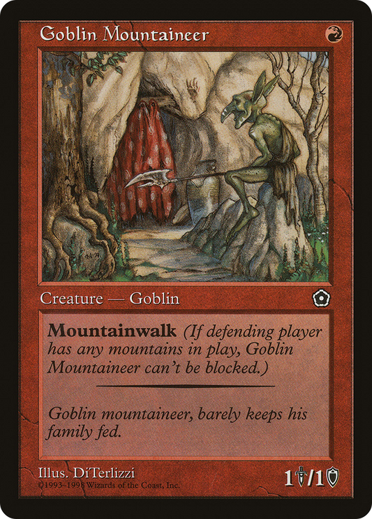 Goblin Mountaineer (P02-101) - Portal Second Age