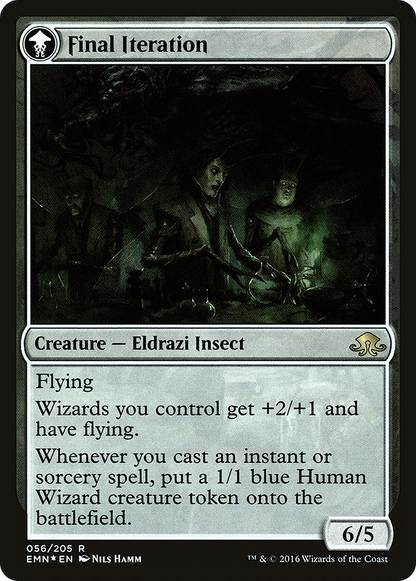 Docent of Perfection // Final Iteration (PEMN-56S) - Eldritch Moon Promos: (mooneldrazidfc) Foil