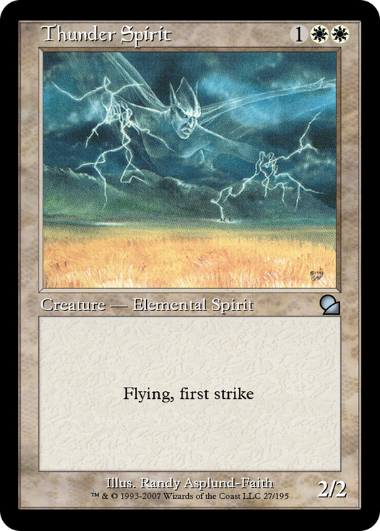 Thunder Spirit (ME1-027) - Masters Edition Foil