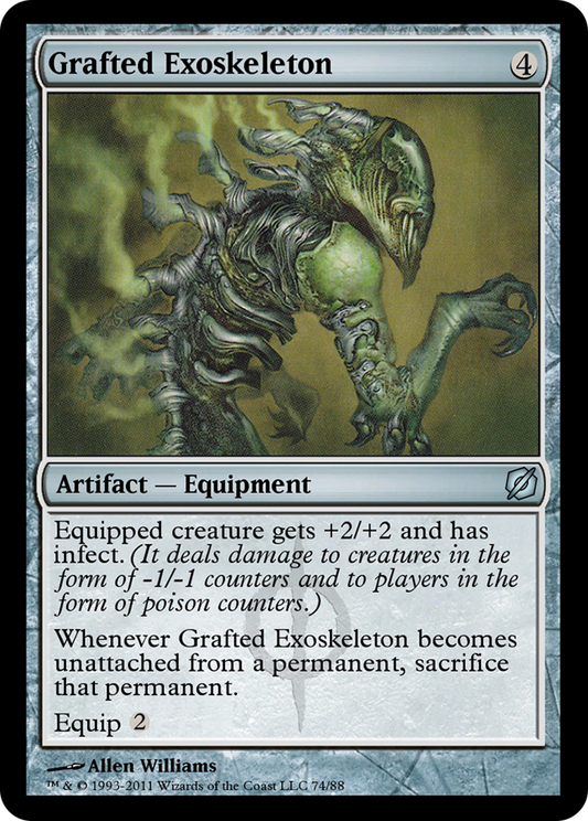 Grafted Exoskeleton (TD2-074) - Duel Decks: Mirrodin Pure vs. New Phyrexia