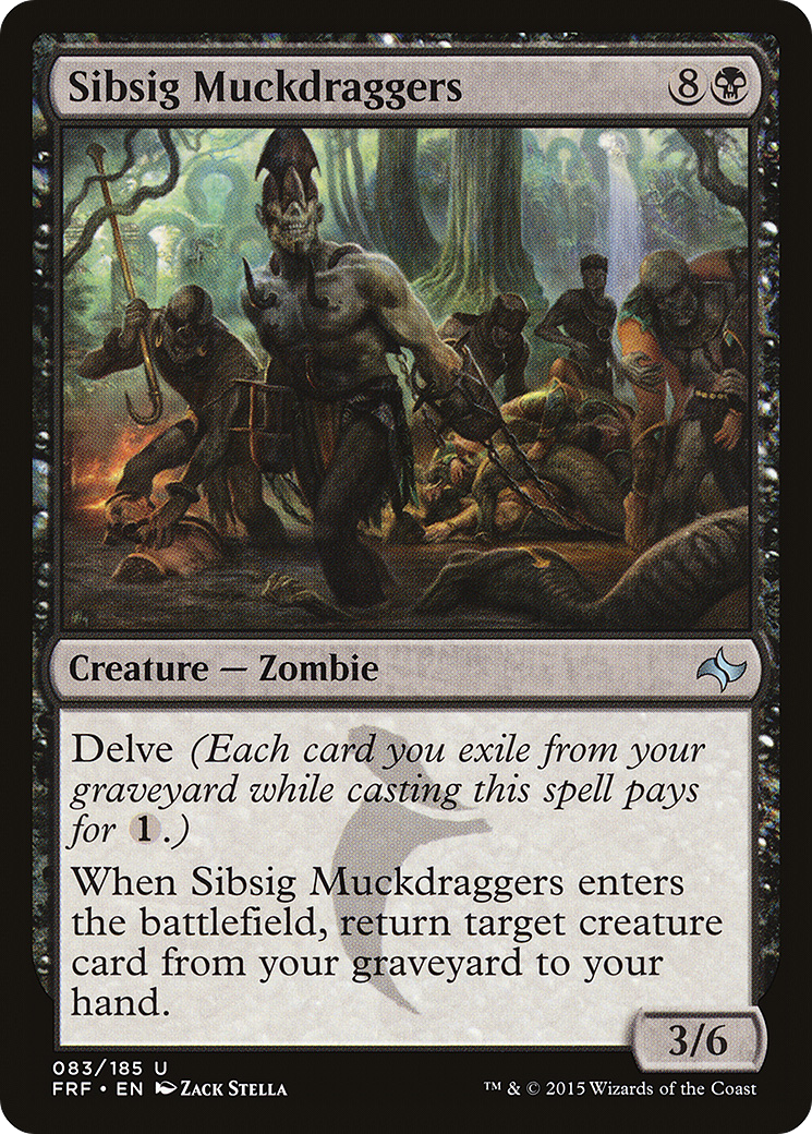 Sibsig Muckdraggers (FRF-083) - Fate Reforged Foil