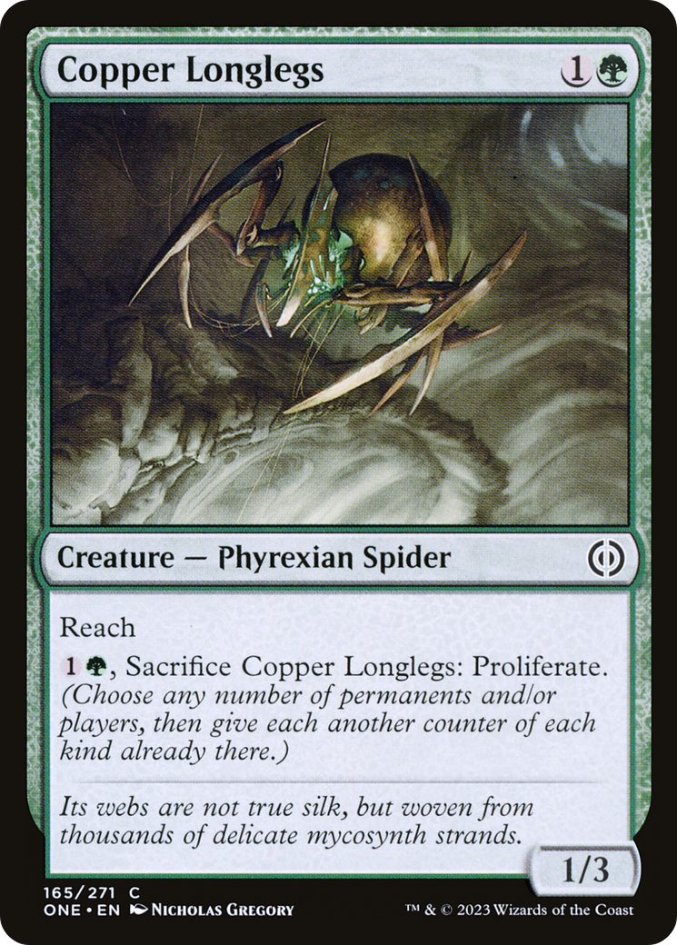 Copper Longlegs (ONE-165) - Phyrexia: All Will Be One