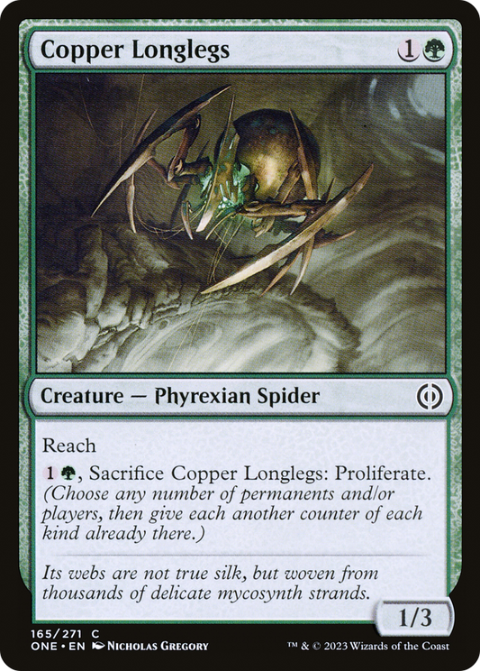 Copper Longlegs (ONE-165) - Phyrexia: All Will Be One