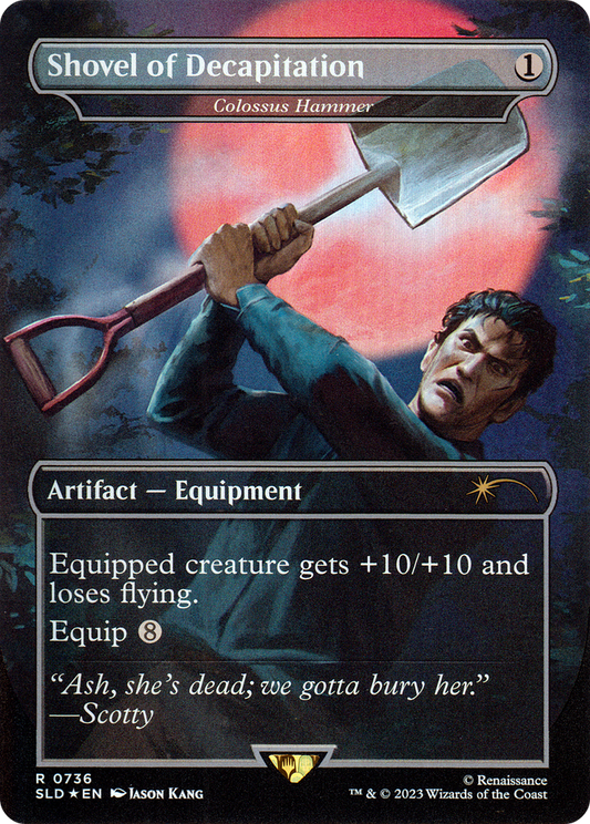 Colossus Hammer (SLD-736) - Secret Lair Drop / Shovel of Decapitation Foil