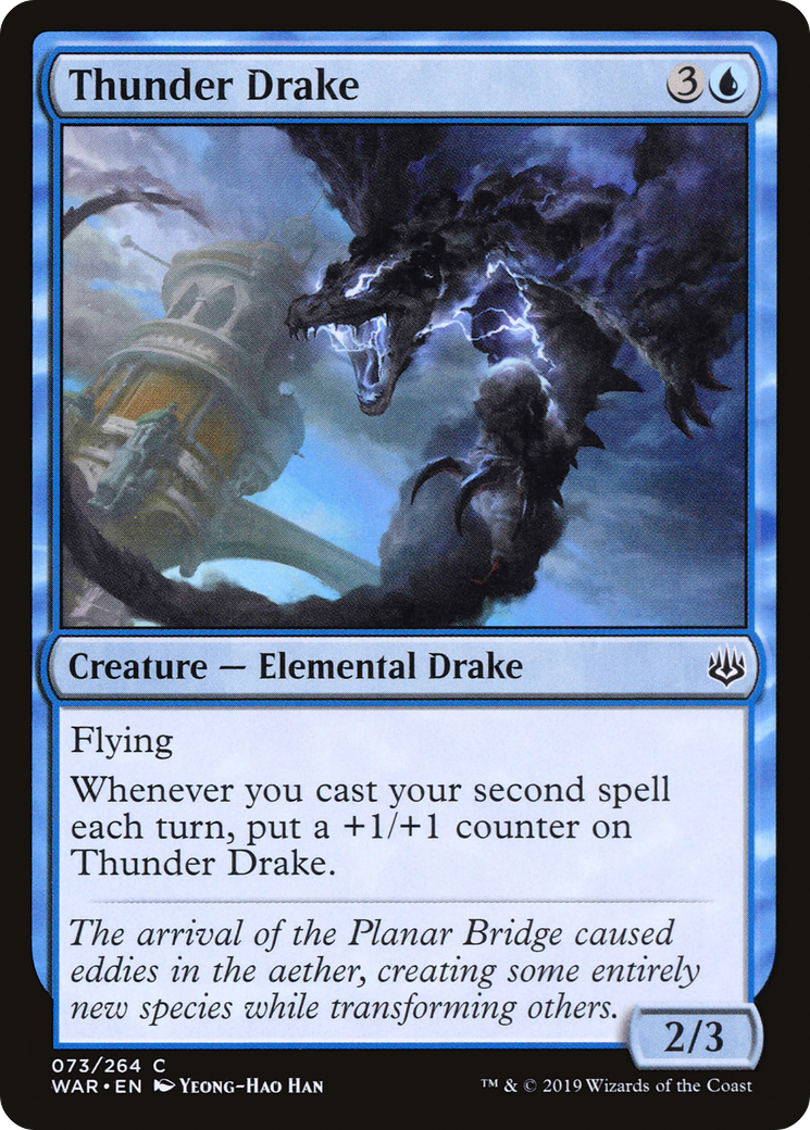 Thunder Drake (WAR-073) - War of the Spark