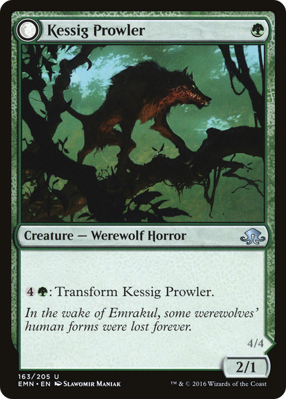 Kessig Prowler // Sinuous Predator (EMN-163) - Eldritch Moon: (mooneldrazidfc)