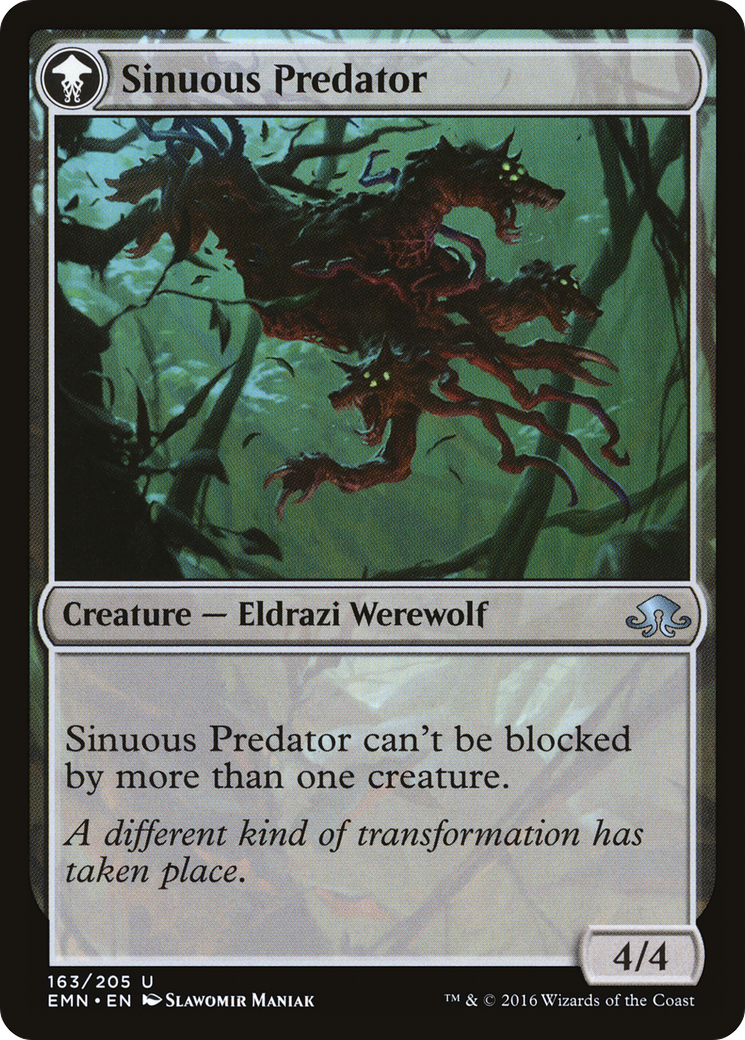 Kessig Prowler // Sinuous Predator (EMN-163) - Eldritch Moon: (mooneldrazidfc) Foil