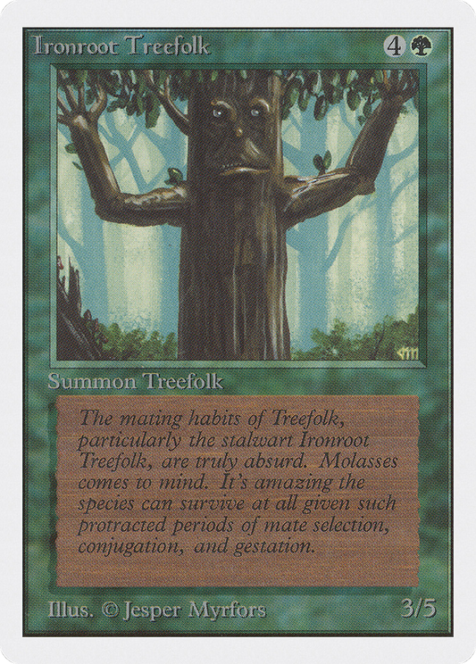 Ironroot Treefolk (2ED-204) - Unlimited Edition