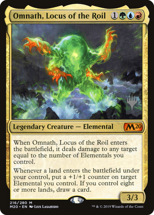 Omnath, Locus of the Roil (PM20-216P) - Core Set 2020 Promos Foil