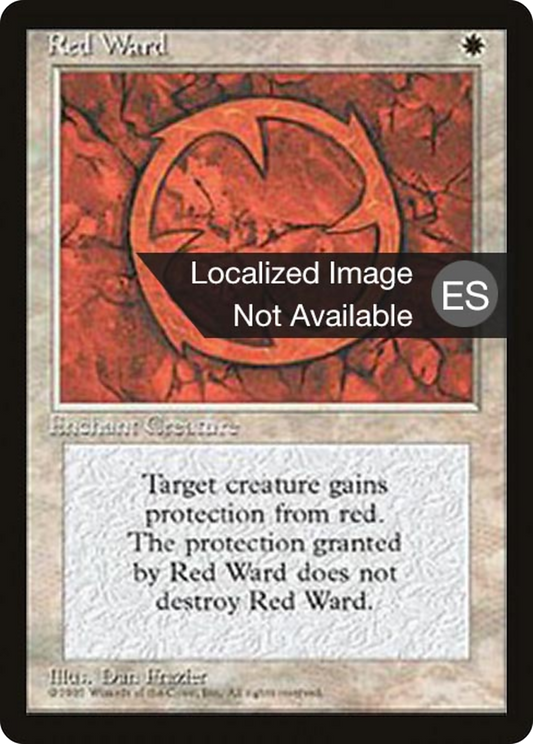 Red Ward (4BB-044) - Fourth Edition Foreign Black Border