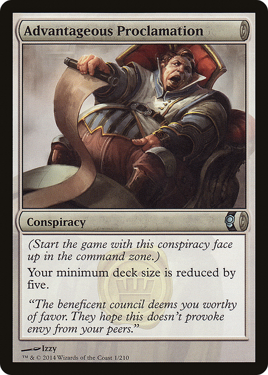 Advantageous Proclamation (CNS-001) - Conspiracy Foil