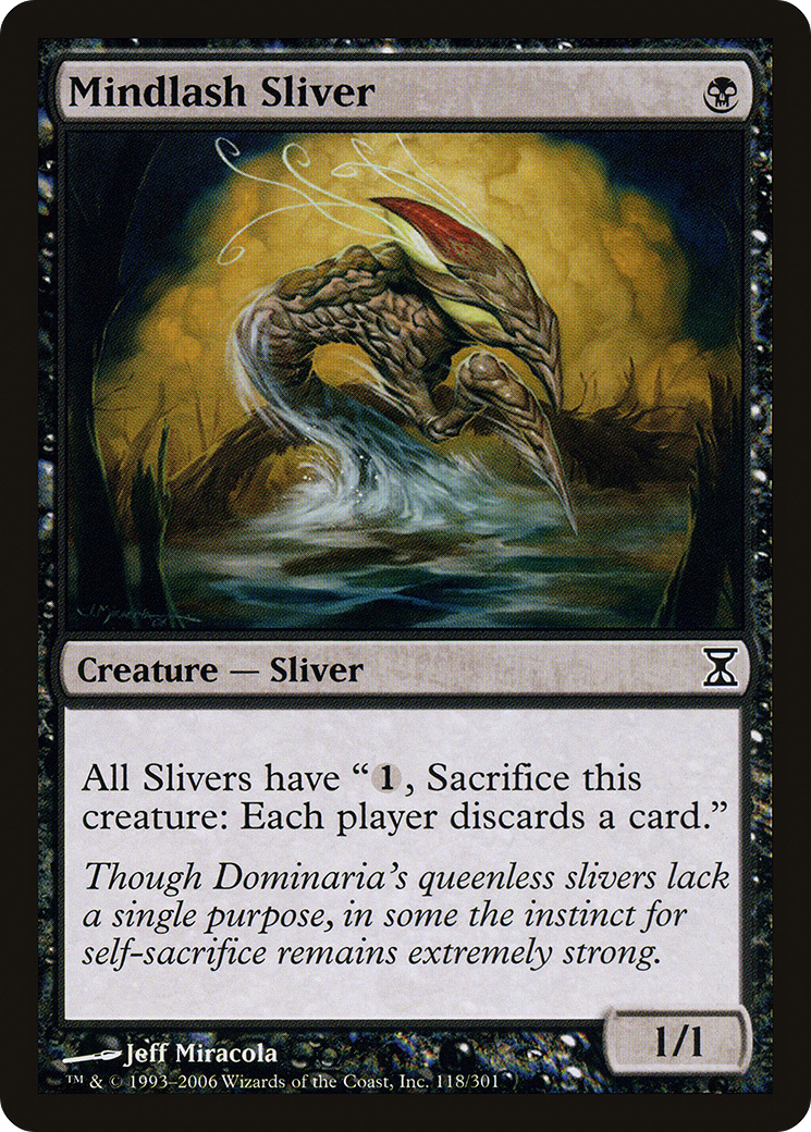 Mindlash Sliver (TSP-118) - Time Spiral Foil