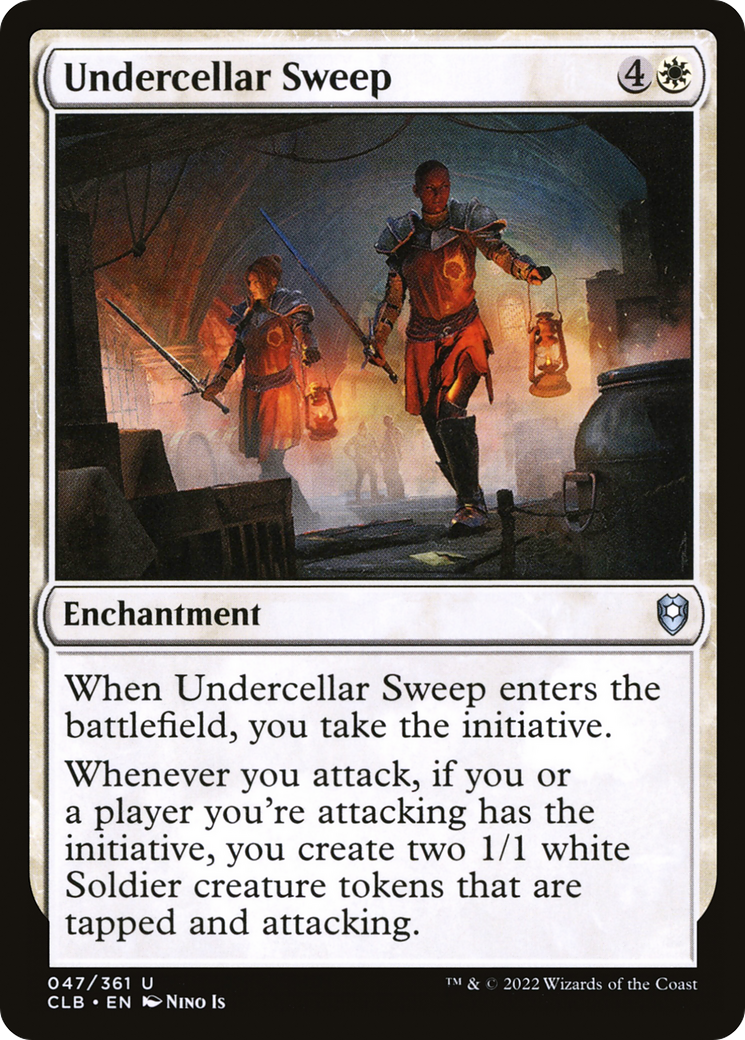 Undercellar Sweep (CLB-047) - Commander Legends: Battle for Baldur's Gate Foil