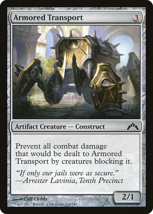 Armored Transport (GTC-226) - Gatecrash Foil