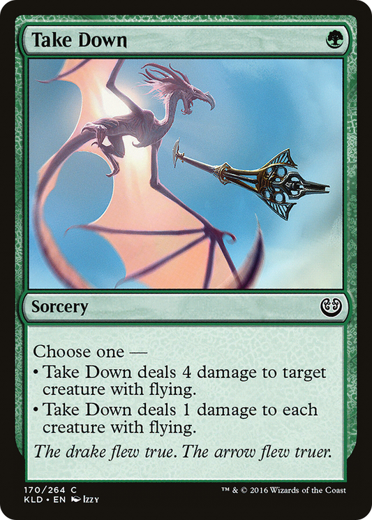 Take Down (KLD-170) - Kaladesh Foil