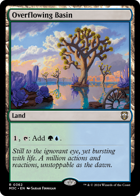 Overflowing Basin (M3C-362) - Modern Horizons 3 Commander Foil