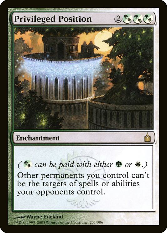 Privileged Position (RAV-251) - Ravnica: City of Guilds Foil