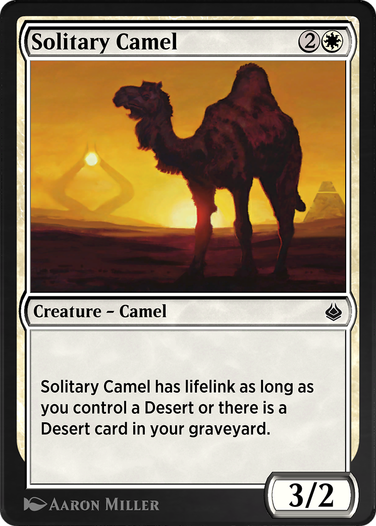 Solitary Camel (AKR-036) - Amonkhet Remastered