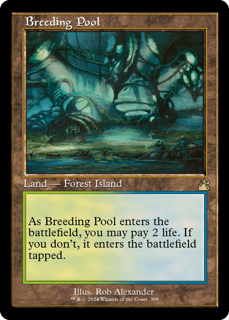 Breeding Pool (Retro Frame) (RVR-399) - Ravnica Remastered Foil