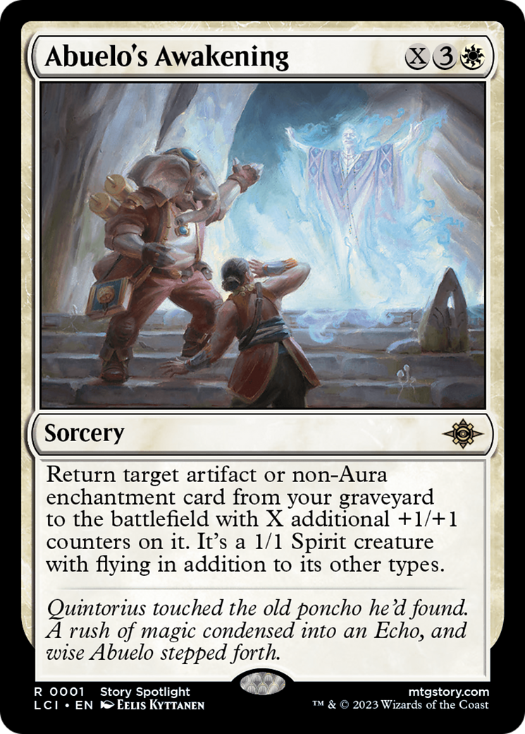 Abuelo's Awakening (LCI-001) - The Lost Caverns of Ixalan Foil