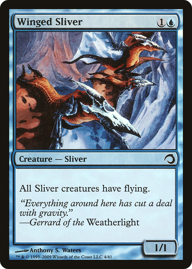 Winged Sliver (H09-004) - Premium Deck Series: Slivers Foil