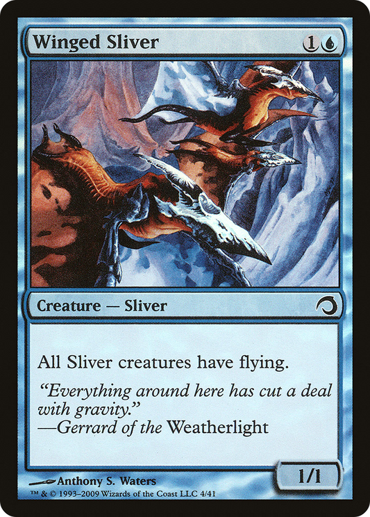 Winged Sliver (H09-004) - Premium Deck Series: Slivers Foil