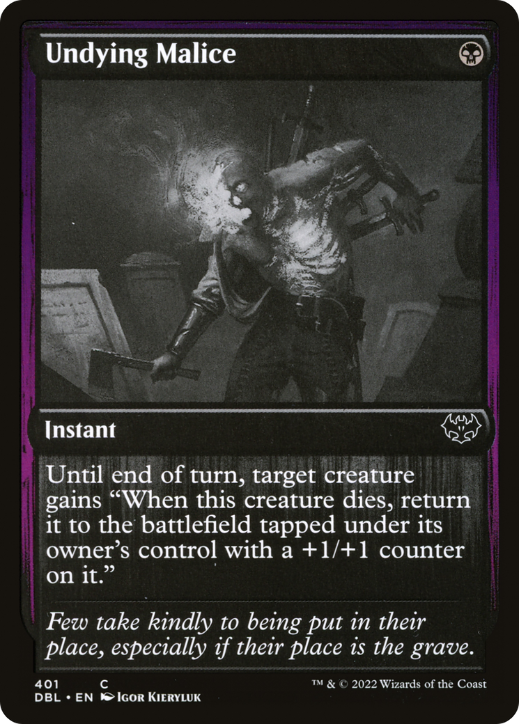 Undying Malice (DBL-401) - Innistrad: Double Feature Foil