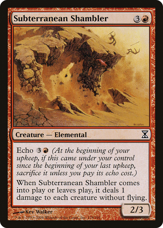 Subterranean Shambler (TSP-178) - Time Spiral Foil