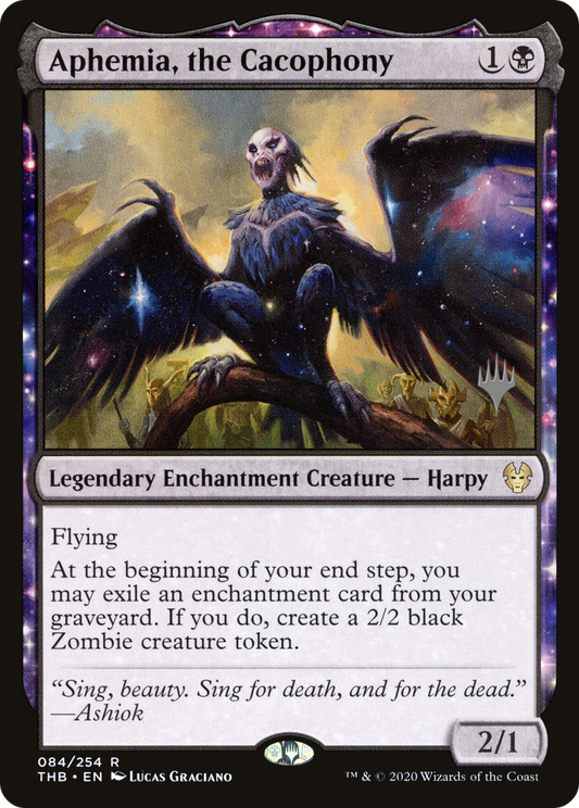 Aphemia, the Cacophony (PPTHB-084) - Theros Beyond Death Promos Foil (Promo Pack)