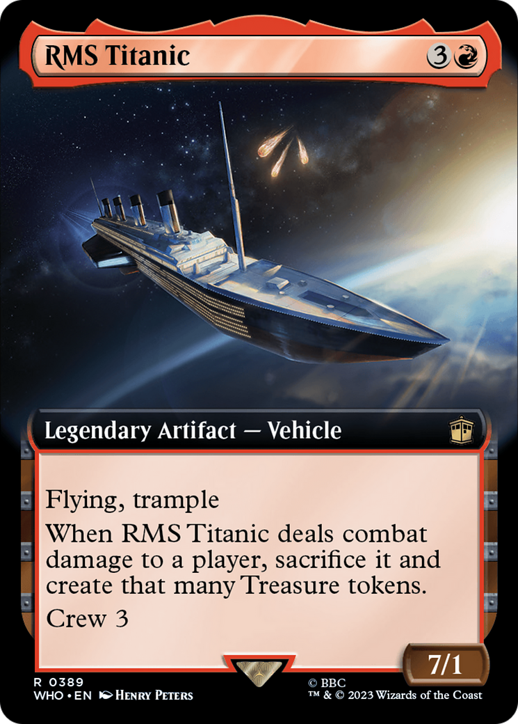 RMS Titanic (Extended Art) (WHO-389) - Doctor Who: (Extended Art) Foil