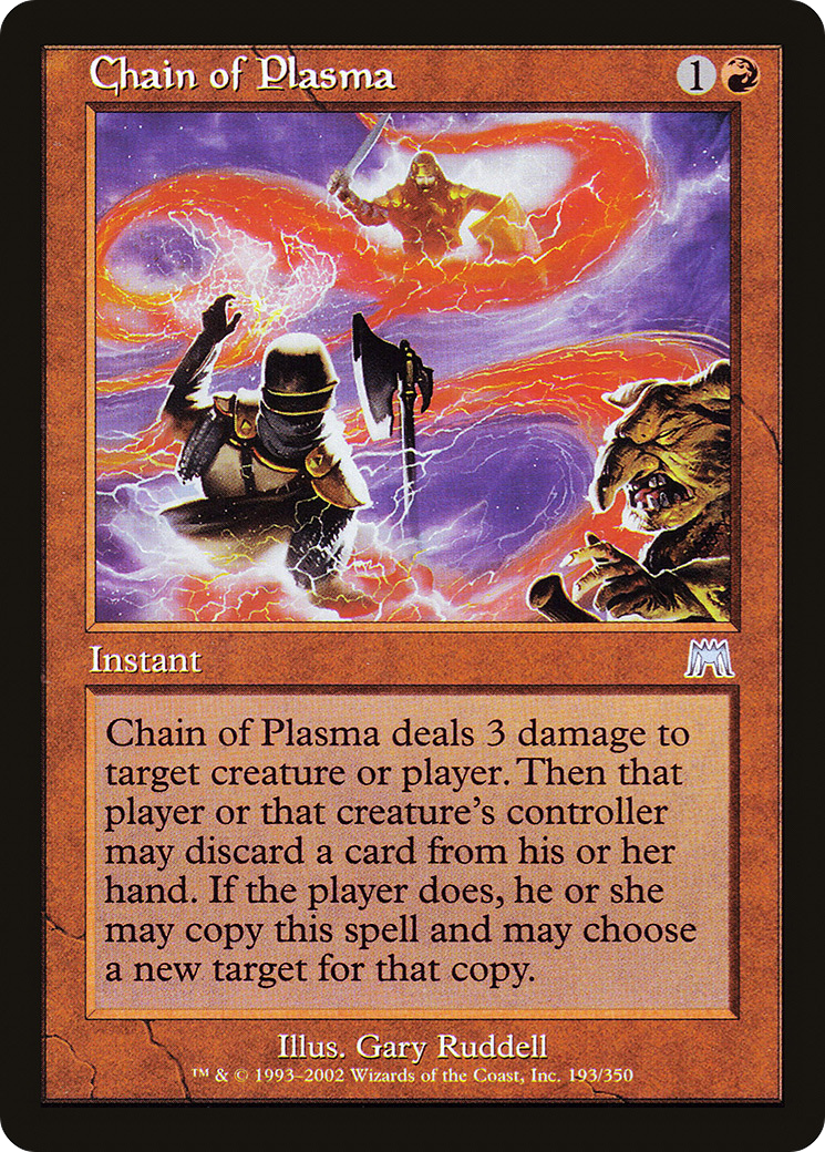 Chain of Plasma (ONS-193) - Onslaught Foil