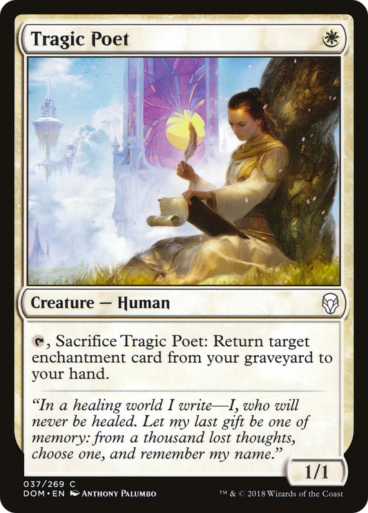 Tragic Poet (DOM-037) - Dominaria Foil