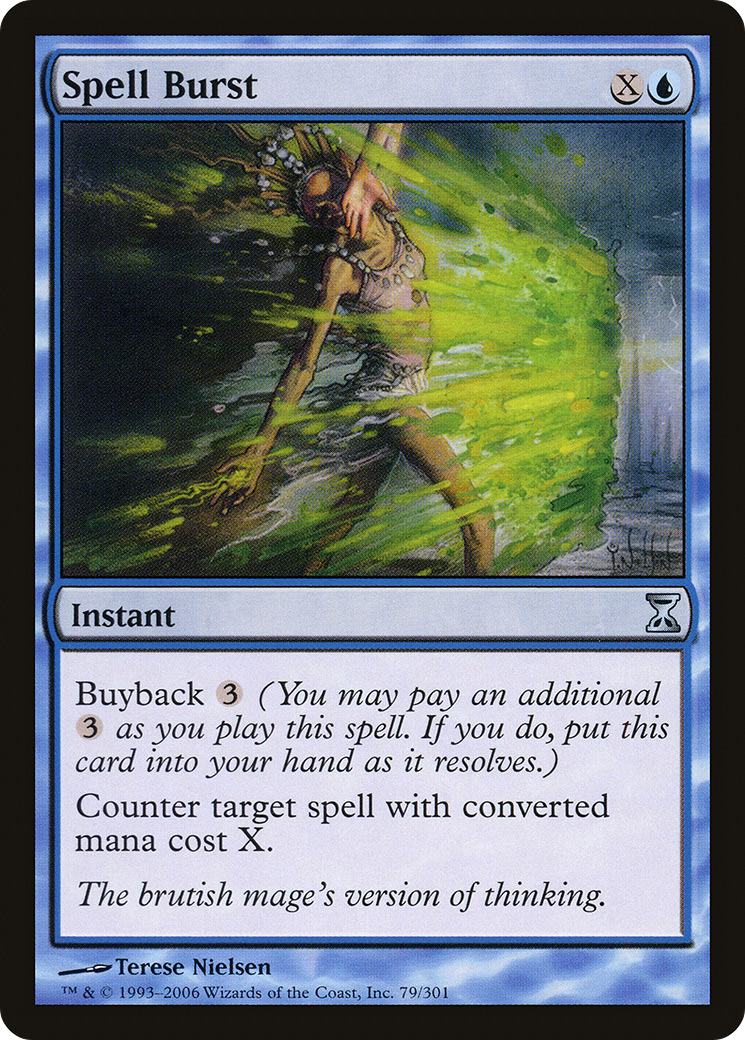 Spell Burst (TSP-079) - Time Spiral Foil