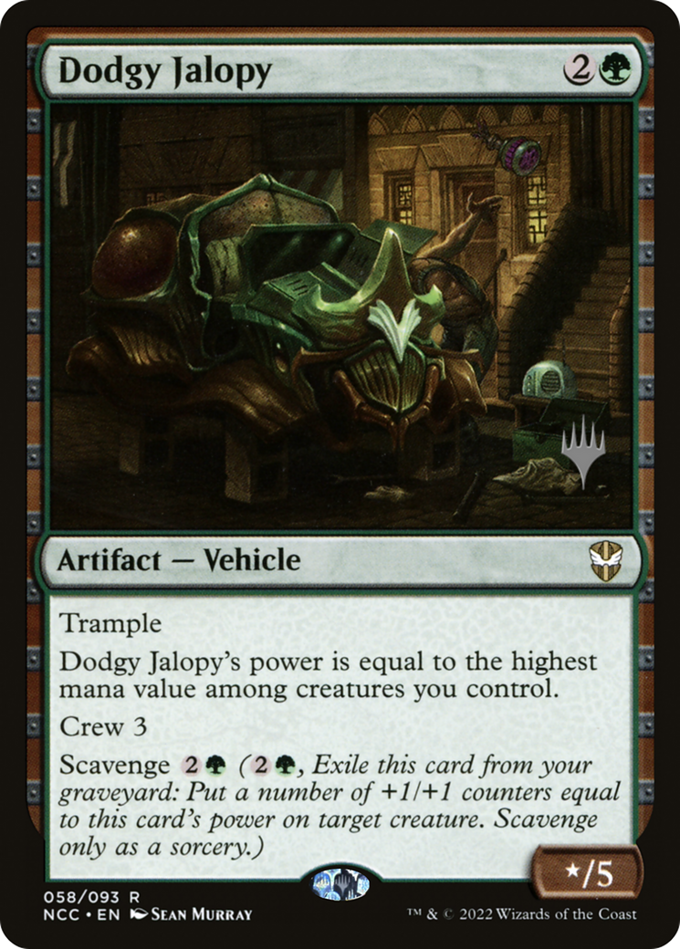 Dodgy Jalopy (PNCC-58P) - New Capenna Commander Promos Foil