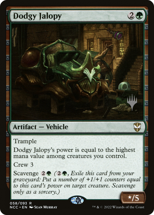 Dodgy Jalopy (PNCC-58P) - New Capenna Commander Promos Foil