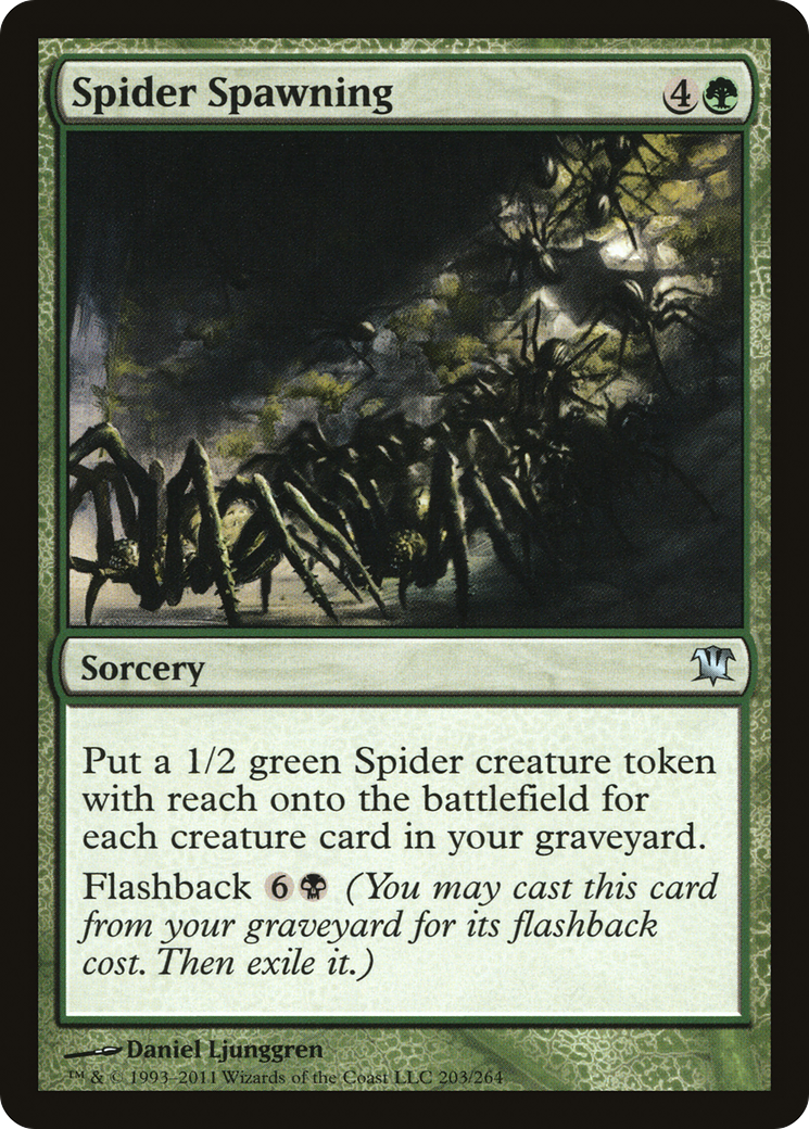 Spider Spawning  (ISD-203) - Innistrad Foil